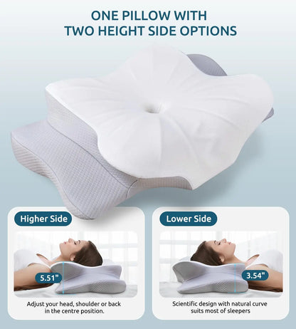 Cervical Pillow Ergonomic Memory Foam Neck Support