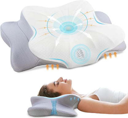 Cervical Pillow Ergonomic Memory Foam Neck Support