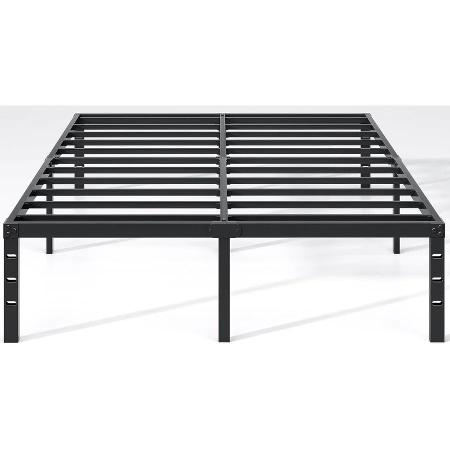 Metal Bed Frame - Heavy Duty Platform with Storage Space