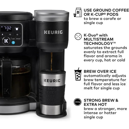 Keurig K-Duo Coffee Maker: Hot & Iced, MultiStream, 72oz Gen 2